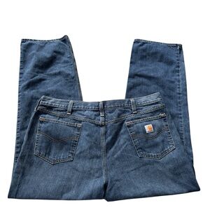 Carhartt Men’s Straight Leg Denim Jeans 42x32 EUC